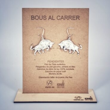Imagen de Pendientes «Bous al Carrer» V3 – Pan Plata