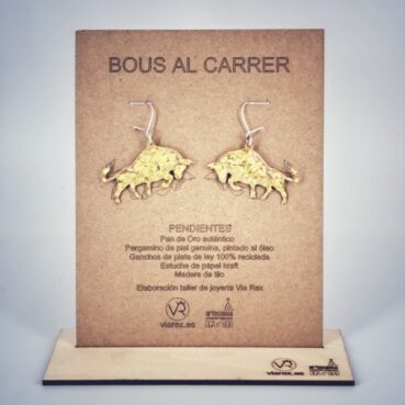 Imagen de Pendientes «Bous al Carrer» V4 – Pan Oro