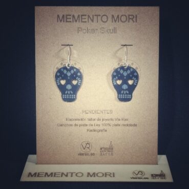 Imagen de Pendientes Poker Skull
