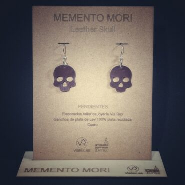 Imagen de Pendientes Leather Skull